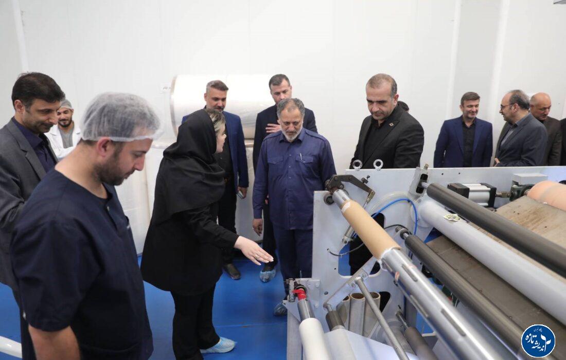 پیگیری میدانی مدیرعامل سازمان به همراه بازرس كل استان جهت رفع موانع واحدهای تولیدی