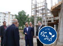 بازدید استاندار گیلان از طرح۷هزار مترمربعی فضای آموزشی در مسکن مهر رشت
