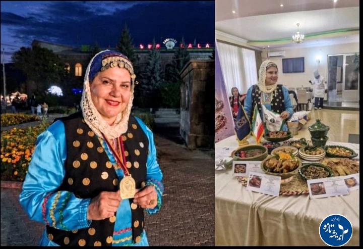 مرضیه رهبر بر سکوی نخست رقابتهای بینالمللی آشپزی “ناواسارد” ایستاد