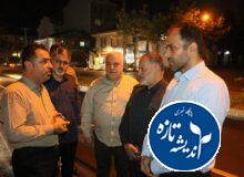 بازدید مشترک شهردار رشت و بازرس کل گیلان از پروژه‌های آسفالت‌ریزی