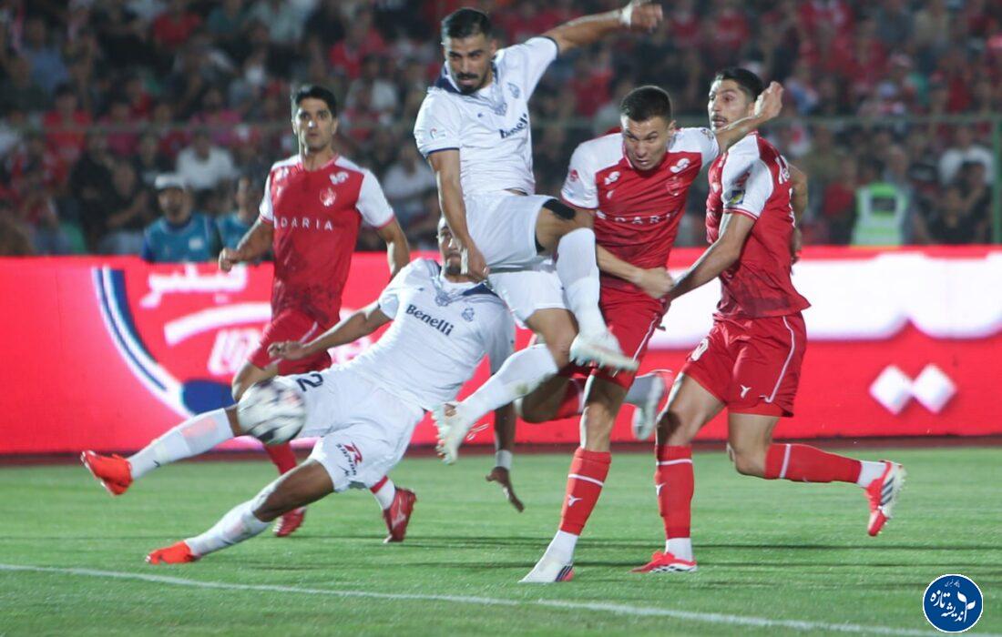 دیدار تیم های فوتبال پرسپولیس _ ملوان بندرانزلی