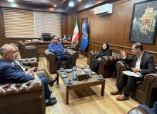 دیدار مدیرکل پست گیلان با شهردار رشت با محوریت پروژه “جینف”