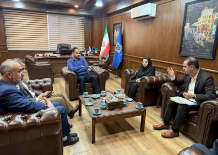 دیدار مدیرکل پست گیلان با شهردار رشت با محوریت پروژه “جی‌نف”