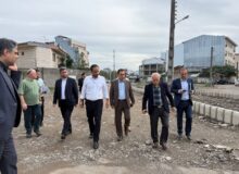 بازدید شهردار رشت از مراحل پایانی بازگشایی خیابان شهید داودی